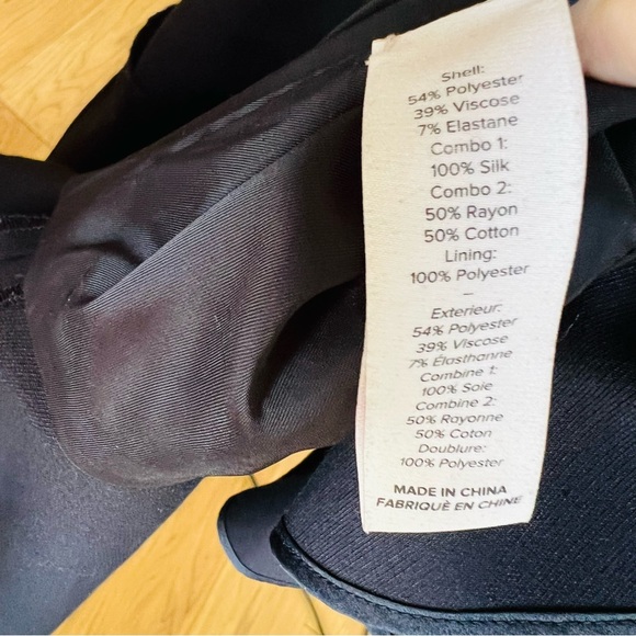 Cinq A Sept Black Willa Ruffle Hem Dress Size 4 - Picture 7 of 11